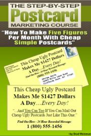 How to Make Five Figures Per Month With Cheap Simple Postcards