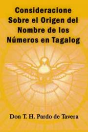 Consideraciones Sobre el Origen del Nombre de los N&uacute;meros en Tagalog