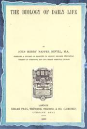 The biology of daily life (1890)