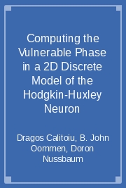 Computing the Vulnerable Phase in a 2D Discrete Model of the Hodgkin-Huxley Neuron