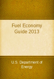 Fuel Economy Guide 2013