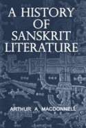 A History of Sanskrit Literature