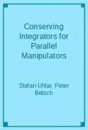Conserving Integrators for Parallel Manipulators