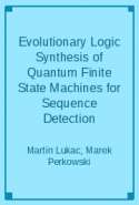 Evolutionary Logic Synthesis of Quantum Finite State Machines for Sequence Detection