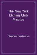 The New York Etching Club Minutes
