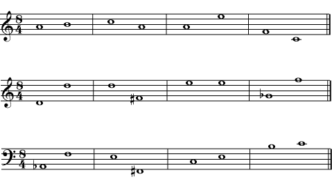 Major and Minor Intervals